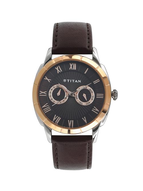 titan brown dial  watch for women - 1489kl02 - 14784925 - Very Small Image - 1