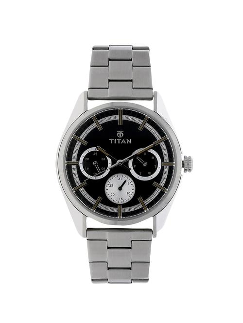 titan black dial  watch for men - 90084sm01 - 14785204 - Very Small Image - 1