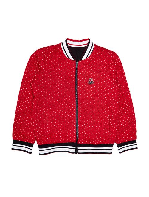 red cotton sweatshirt - 14787915 - Very Small Image - 1