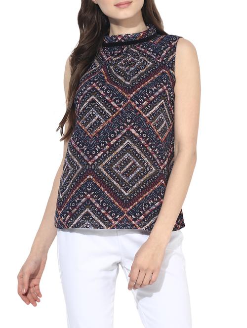 blue printed top - 14788923 - Very Small Image - 1