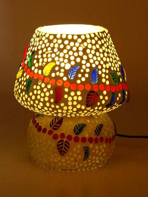 somil shining multicolor hand decorative with colorful beads & chips glass table lamp (set of 4) - 14789523 - Very Small Image - 1