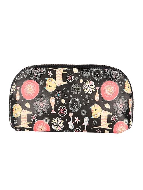 black leatherette  regular clutch - 14790178 - Very Small Image - 1