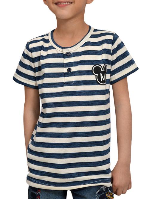 quirky patched striped t-shirt - 14791327 - Very Small Image - 1