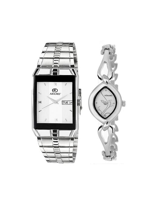 adamo enchant couple's wrist watch 9151-327sm01 - 14794909 - Very Small Image - 1