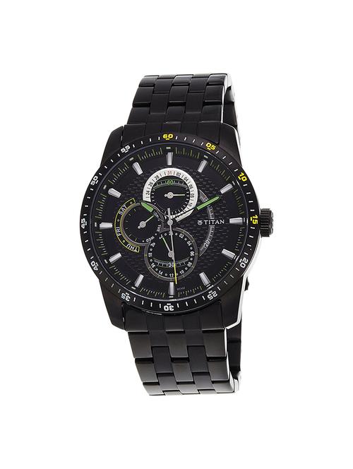 titan octane analog black dial men's watch - 9449nm01j - 14798951 - Very Small Image - 1