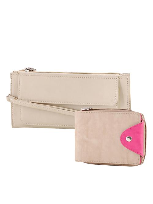 pink leatherette wallet - 14800763 - Very Small Image - 1