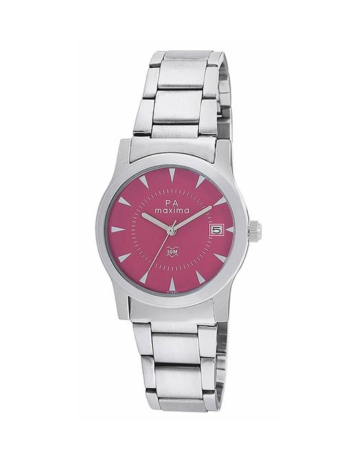 maxima pink dial watch  for women  - o-46761cmli - 14805525 - Very Small Image - 1