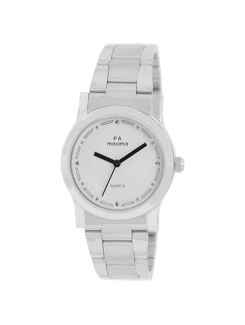 maxima silver dial watch  for men  - 48500cmli - 14805573 - Very Small Image - 1
