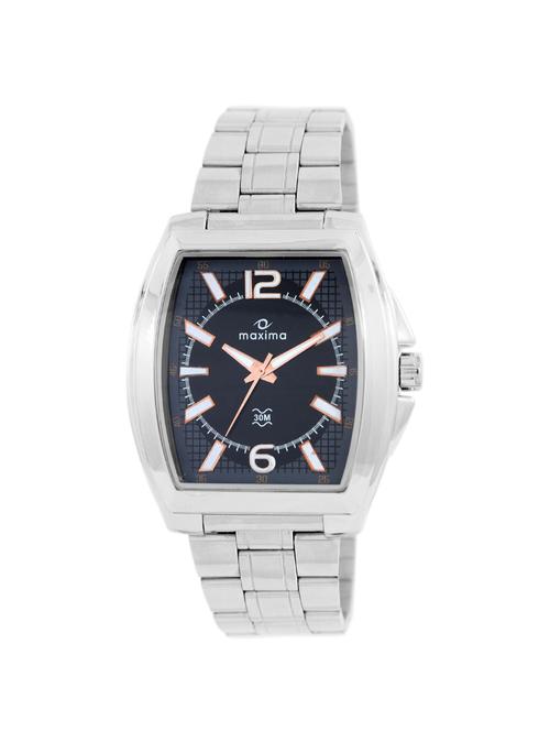 maxima black dial watch  for men  - 38151cagi - 14805685 - Very Small Image - 1