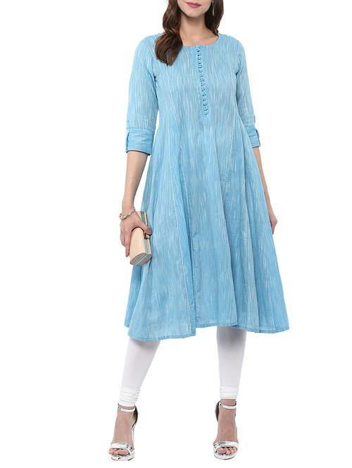 a-line kaantha kurta - 14807943 - Very Small Image - 1