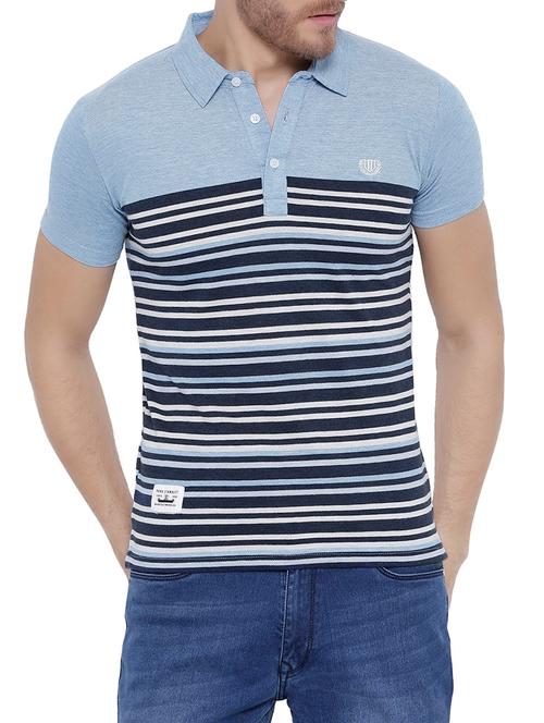 blue cotton  t-shirt - 14808555 - Very Small Image - 1