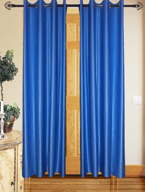 Home Desires Premium Crush Quality Set of 2 Door Curtains - 14812783 - Very Small Image - 1