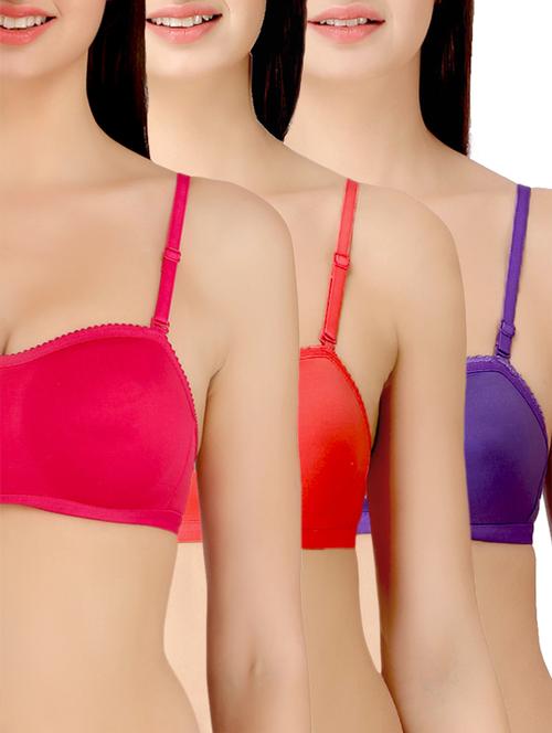 set of 3 detachable strapped bra - 14813556 - Very Small Image - 1