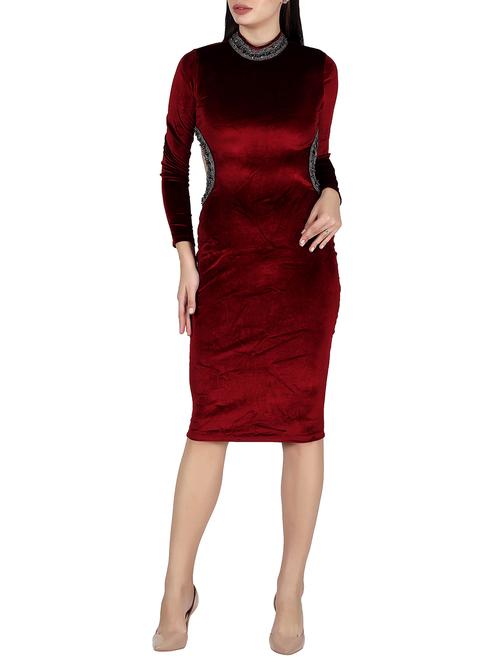 red sheath dress - 14814979 - Very Small Image - 1
