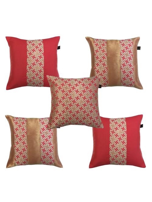 set of 5 floral cushion covers - 14815152 - Very Small Image - 1