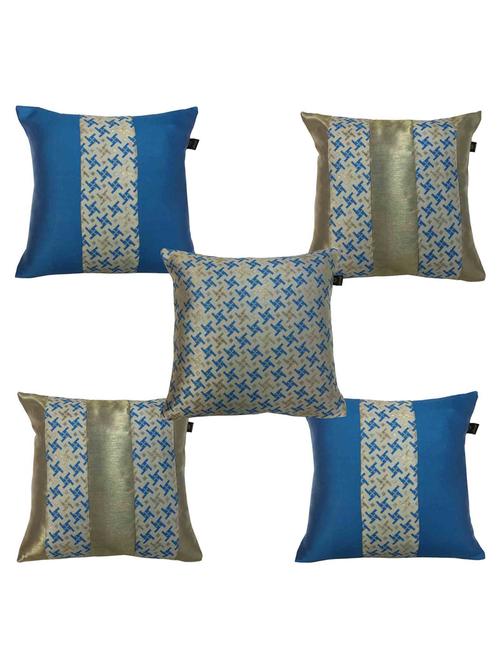 set of 5 floral cushion covers - 14815154 - Very Small Image - 1