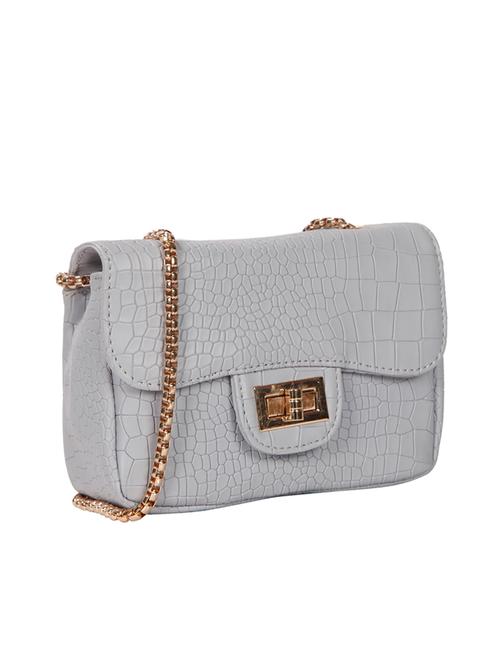 blue leatherette  regular sling bag - 14815173 - Very Small Image - 1