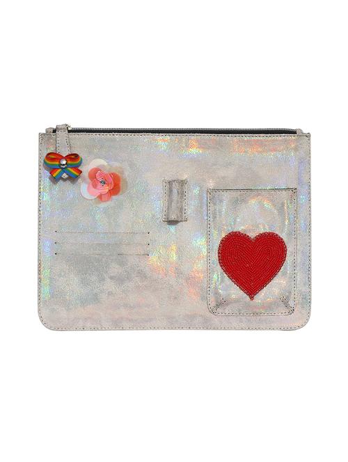multi colored leatherette clutch - 14815299 - Very Small Image - 1