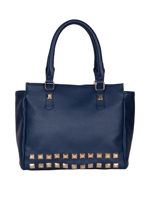 blue leatherette regular handbag - 14815738 - Very Small Image - 1