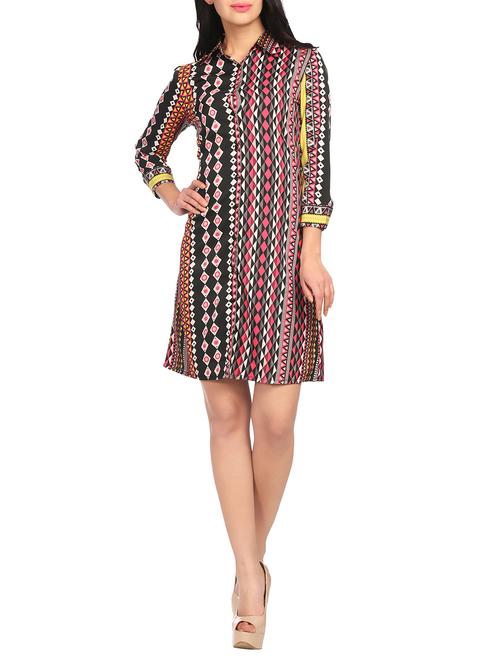 red  a-line dress - 14815841 - Very Small Image - 1