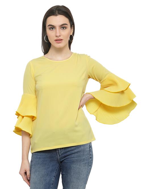 yellow solid straight top - 14818404 - Very Small Image - 1