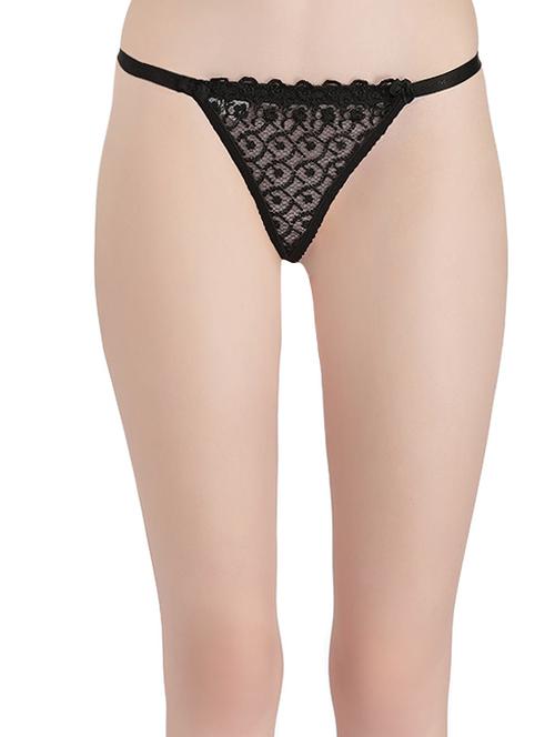 low rise sheered thong panty - 14842404 - Very Small Image - 1