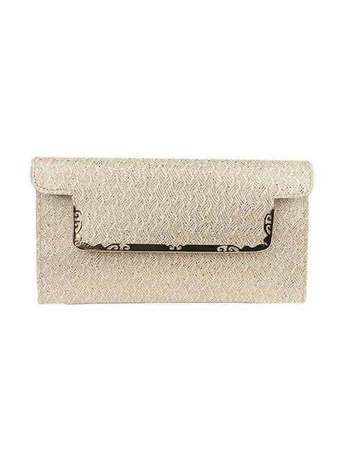 gold leatherette clutch - 14842934 - Very Small Image - 1
