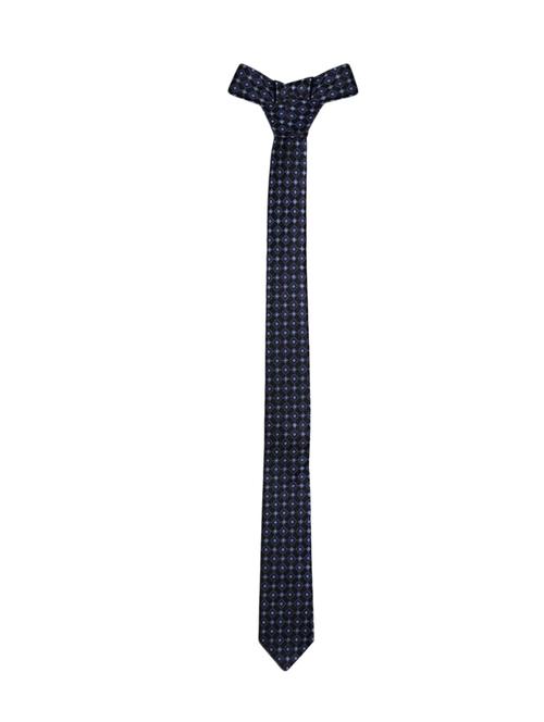 blue :: black microfiber tie - 14843141 - Very Small Image - 1