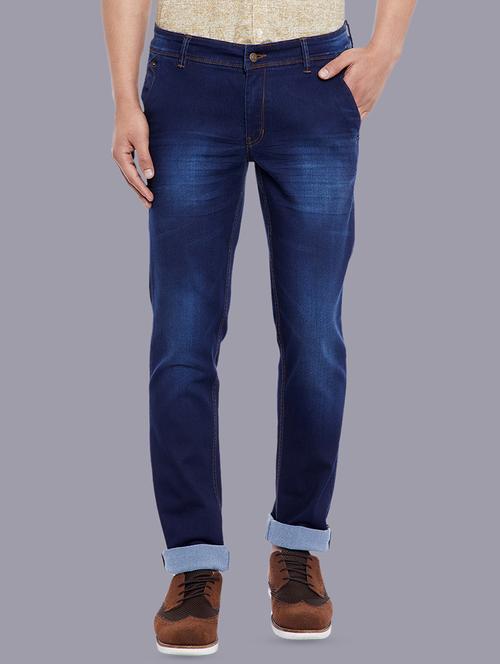 blue denim washed jeans - 14846312 - Very Small Image - 1