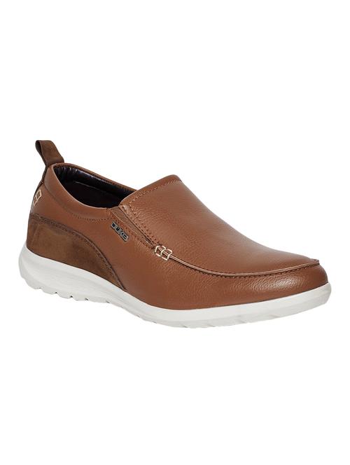 tan leatherette casual slipon - 14848674 - Very Small Image - 1