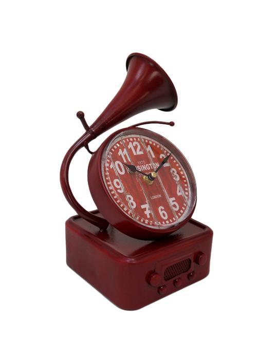 vintage table  clock in metal - 14850504 - Very Small Image - 1