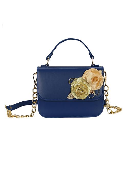 blue leatherette sling bag - 14850703 - Very Small Image - 1