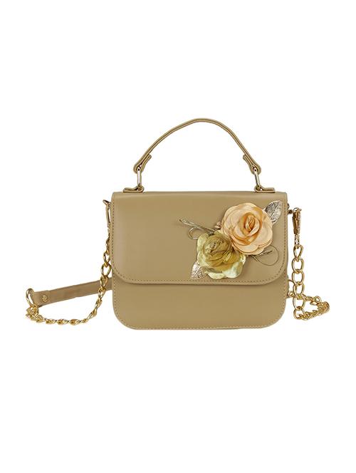 beige leatherette sling bag - 14850707 - Very Small Image - 1