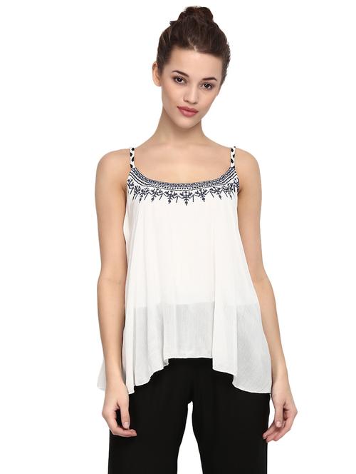 white asymmetrical top - 14852558 - Very Small Image - 1