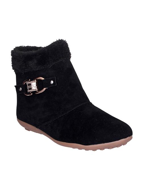 black suede ankle  boot - 14853590 - Very Small Image - 1