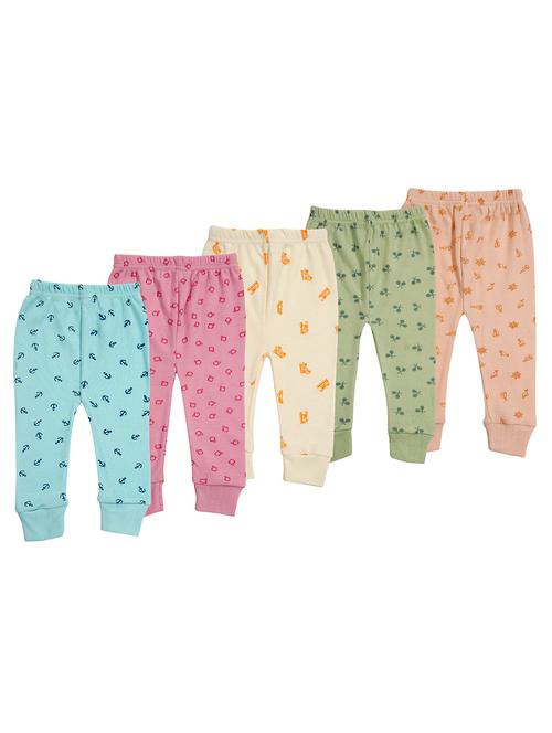 set of 5 multi colored cotton blend pyjamas - 14853829 - Very Small Image - 1