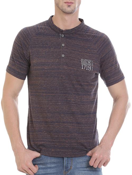 brown cotton raglan t-shirt - 14854363 - Very Small Image - 1