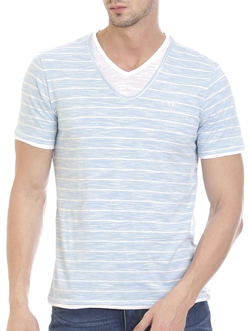 light blue cotton t-shirt - 14854364 - Very Small Image - 1