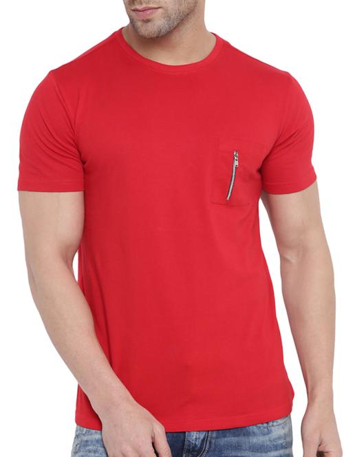 red cotton back print tshirt - 14859035 - Very Small Image - 1