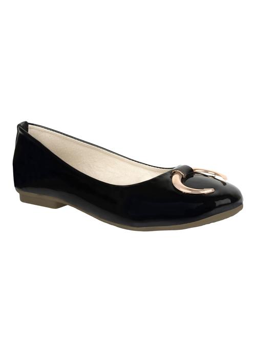 black pu slip on ballerina - 14859277 - Very Small Image - 1
