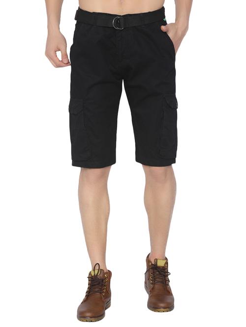 black cotton shorts - 14863527 - Very Small Image - 1