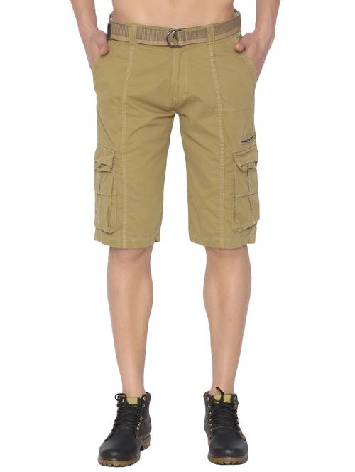 beige cotton shorts - 14863597 - Very Small Image - 1