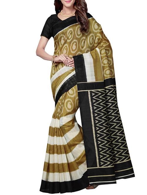 beige art silk bhagalpuri saree with blouse - 14864820 - Very Small Image - 1