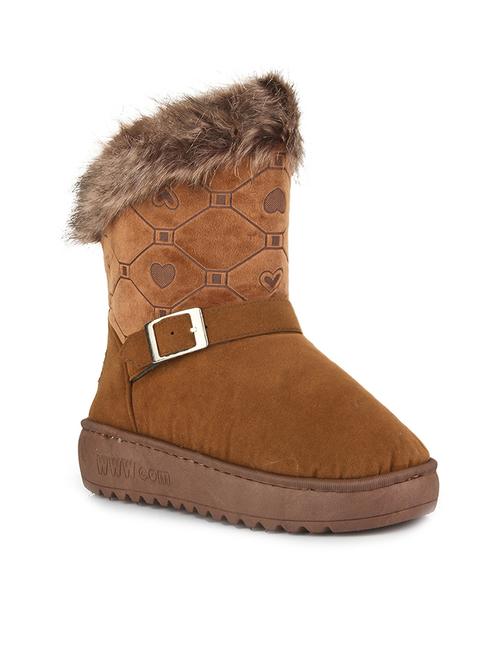 brown suede ankle  boot - 14865352 - Very Small Image - 1