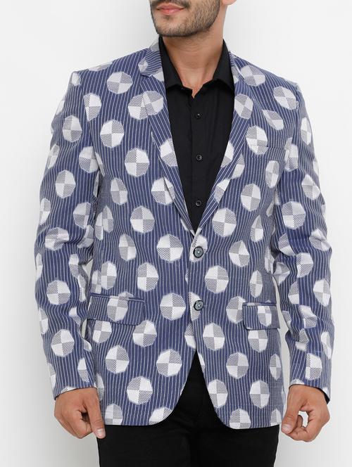 white cotton casual blazer - 14865495 - Very Small Image - 1