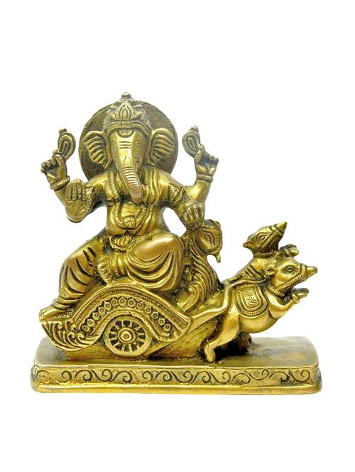 decorative statue of ganesh rath handicrafts product - 14865905 - Very Small Image - 1