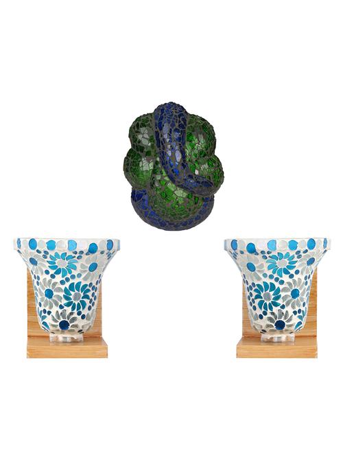 somil colorful designer decorative mosaic wall lamp's combo set - 14866679 - Very Small Image - 1