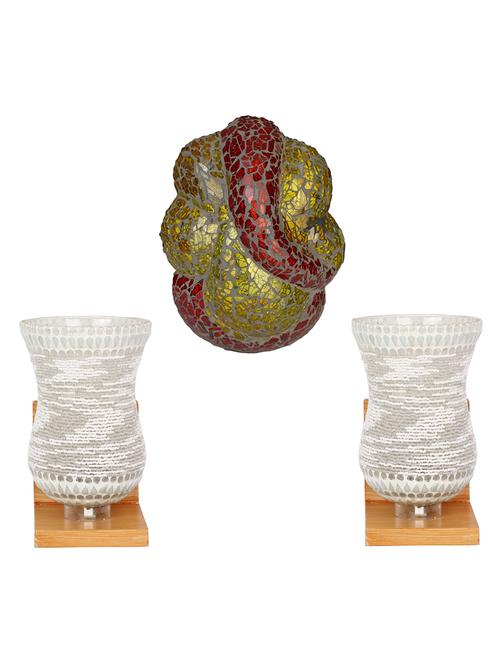 somil colorful designer decorative mosaic wall lamp's combo set - 14866724 - Very Small Image - 1