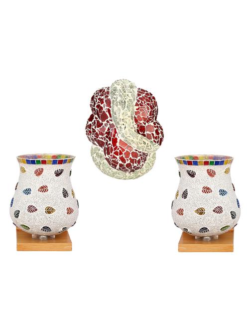 somil colorful designer decorative mosaic wall lamp's combo set - 14866733 - Very Small Image - 1