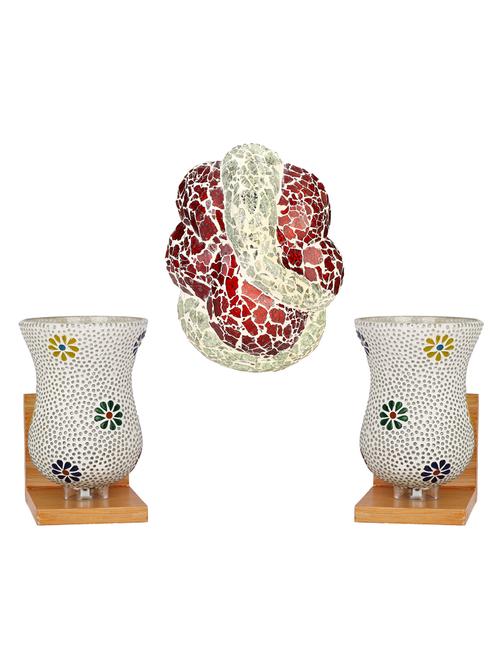 somil colorful designer decorative mosaic wall lamp's combo set - 14866743 - Very Small Image - 1